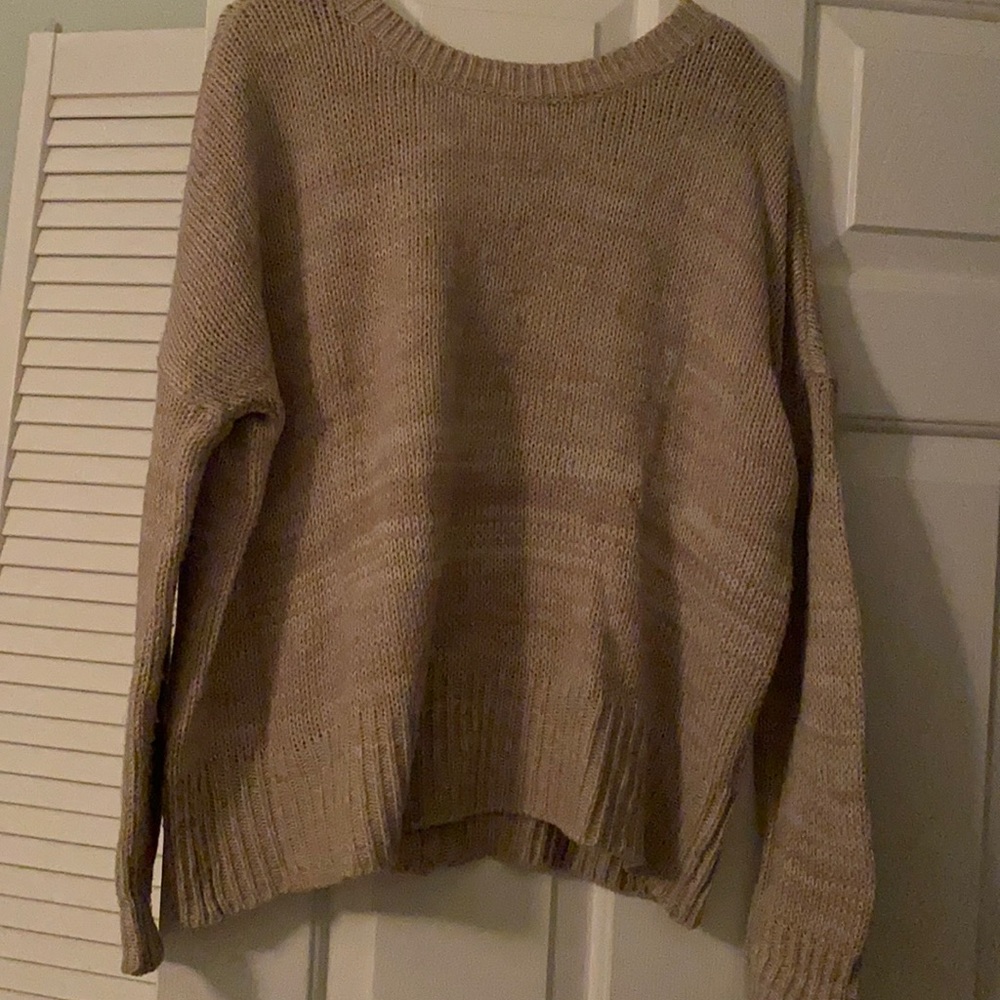 Tan sweater